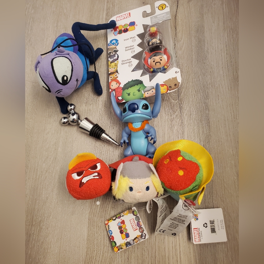 Disney Stitch Mickey Wine Stopper Tsum Tsum Marvel Doctor Strange Thor Iron Man